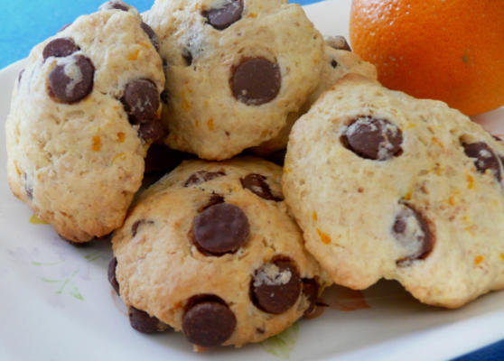 zachte chocolade oranje koekjes