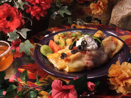 enchiladas suizas con pollo