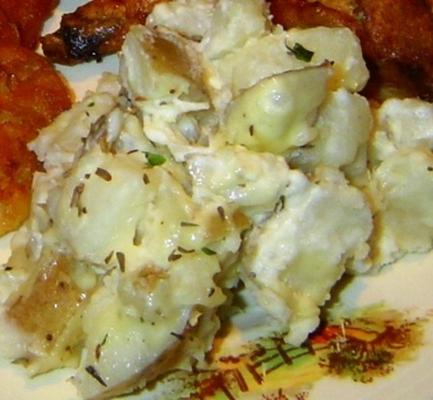 knoflook, tijm, aardappel, tapas