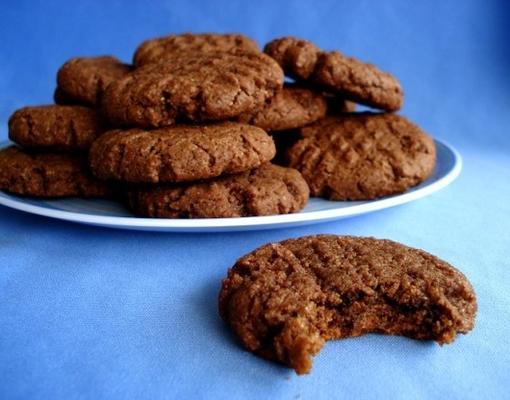 zachte en zachte pindakaaskoekjes