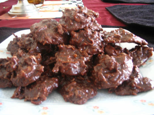chocolade-kokos koekjes