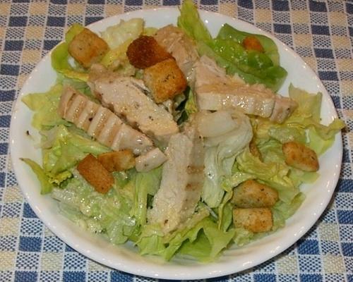 gegrilde kip caesar salade een nieuwe manier