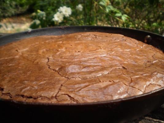 fudgy koekepan brownies