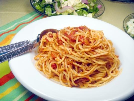 tomaat en balsamico pasta