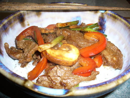 sissende beef stir-fry