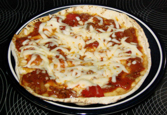 pita persoonlijke pan pizza