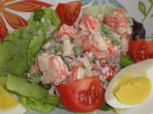 nep krab louis salade voor twee