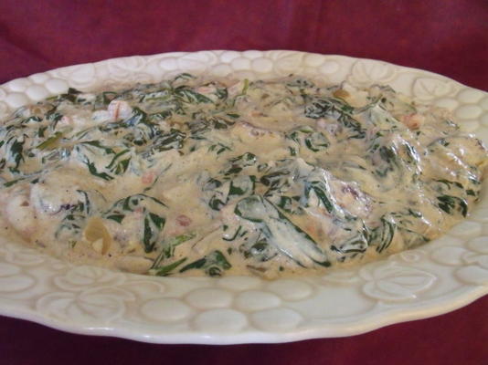 saag paneer (panir) - Indische spinazie en kaas