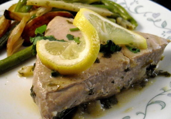 verse tonijnsteaks met citroen