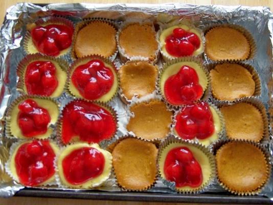 mini pompoen cheesecakes