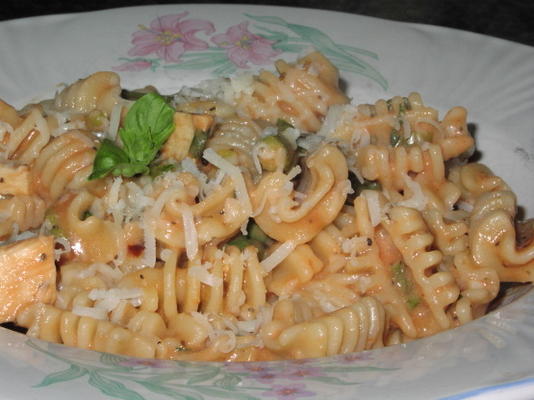 rigatoni en asperges