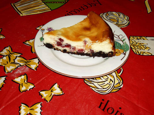 witte chocolade cranberry cheesecake