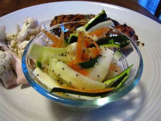 wortel-zuke salade