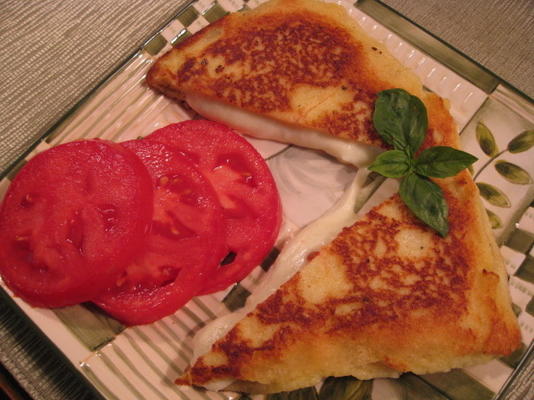 gebakken mozzarella-sandwiches