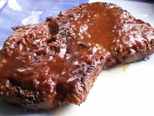 st. louis gebarbecued varkensvlees steaks