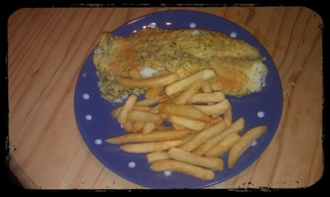 Parmezaanse Crusted visfilets oamc