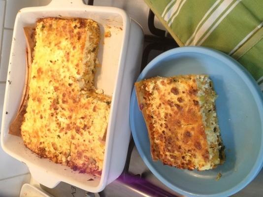 wortel en feta-lasagna