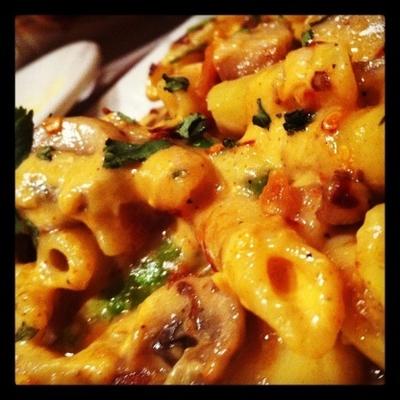 romige kippenmanicotti