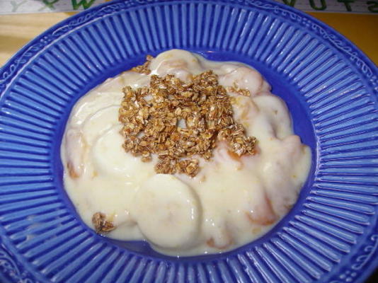 mandarin yoghurt crunch