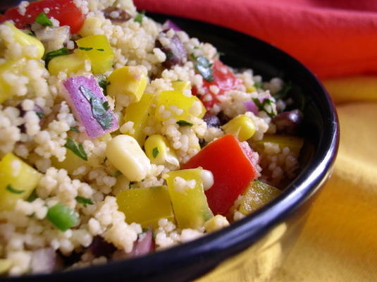 pittige Mexicaanse couscous salade