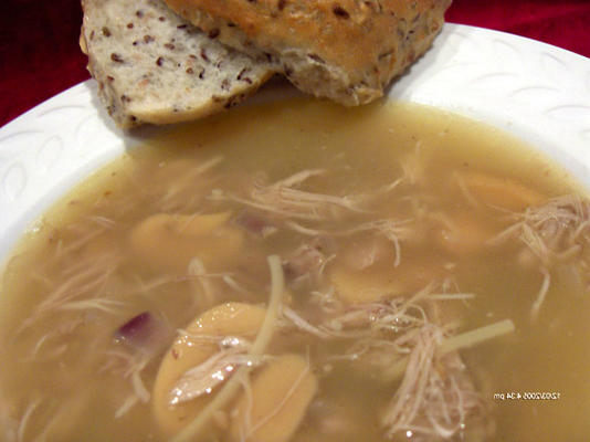 chicken mushroom noodle soup