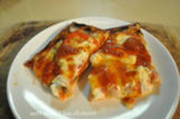 portabella en tomatenpizza