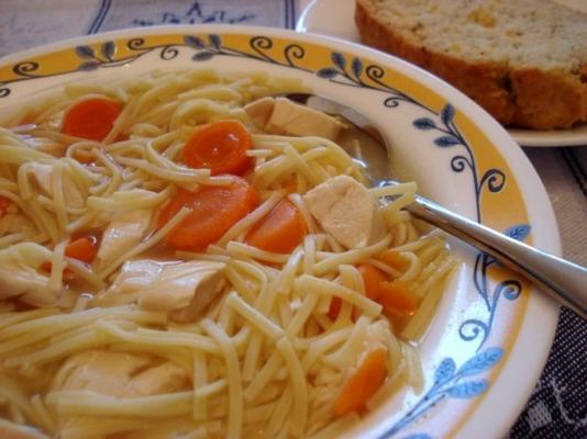 cheater's chicken noodle soup