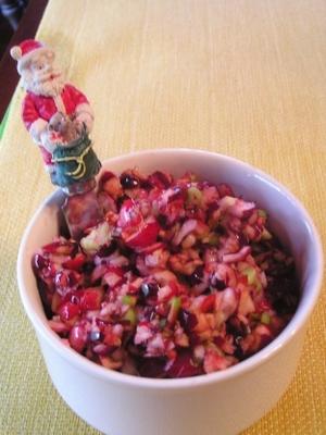 cranberry-jalapeno salsa
