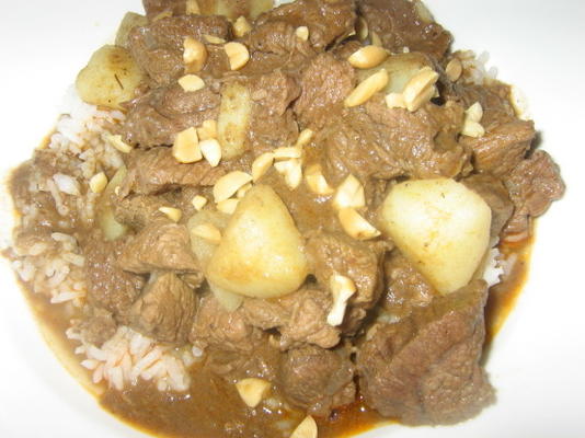 Thais rundvlees, massaman curry