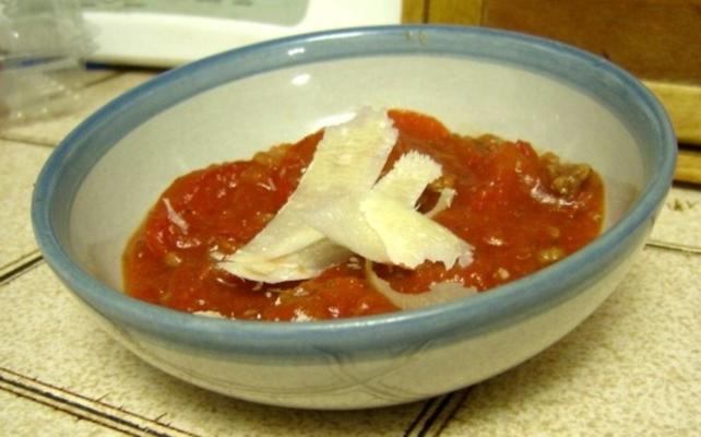 geweldige Italiaanse tomatensoep