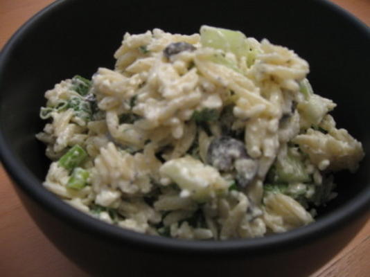 zomer orzo feta pastasalade