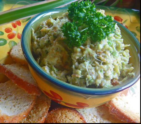 avocado en krabvlees dip