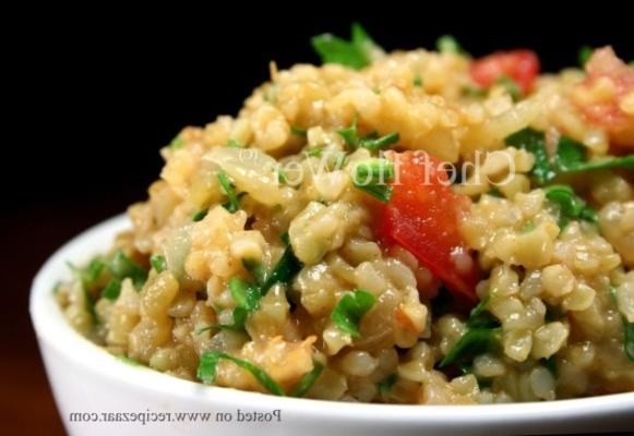 Bulgur tarwe salade - Turkse stijl