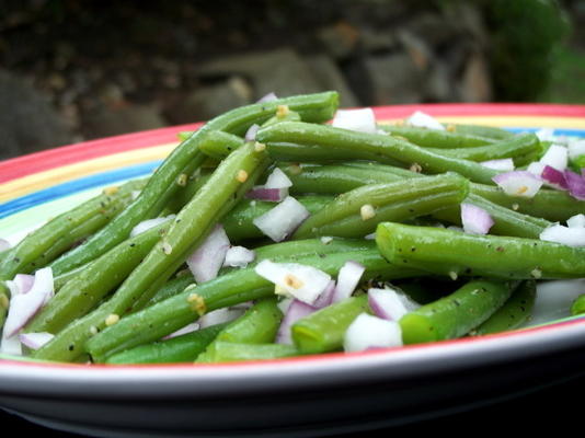 eenvoudige groene boonsalade