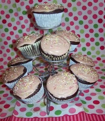 veganistische chocolade cupcakes