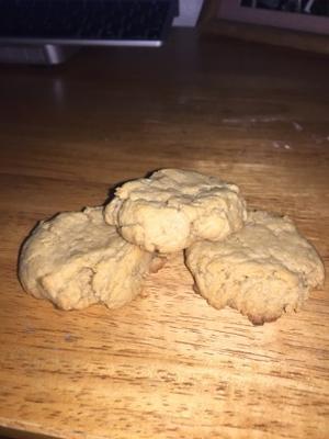 butterless peanut butter cookies