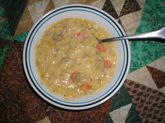 cheeseburger chowder from 