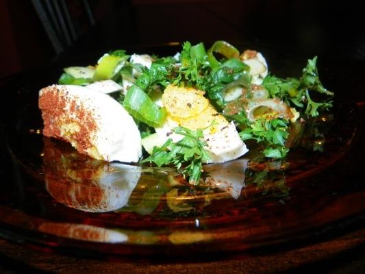 yumurta piyazi - gaziantep / eiersalade in Turkse stijl