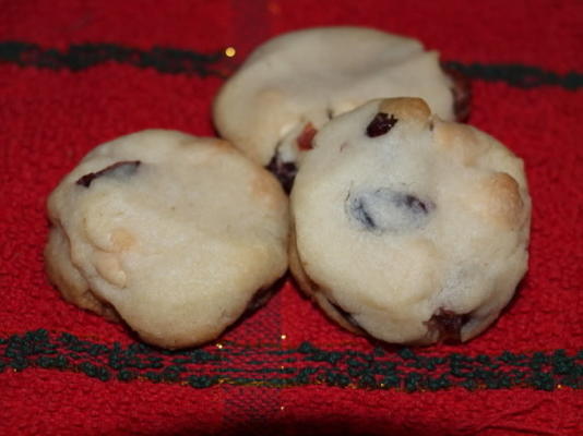 cranberry-witte chocolade zandkoekjes