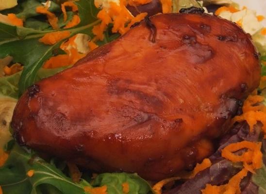 geglazuurde vegemite kipfilets