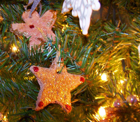 gekruide appelmoes ornamenten i (niet-eetbare) ingrediënten