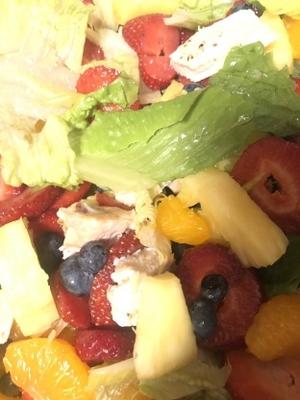 aardbeienpapaverzaad salade (panera copycat)