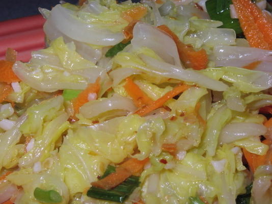 Kimchi salade aka snelle Kimchi