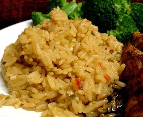 rijst met gember en koriander