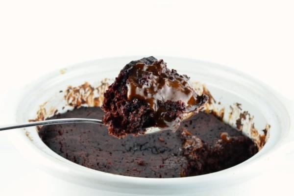 lichtere chocoladepudding cake