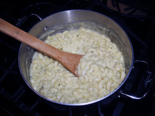 gebakken romige pasta