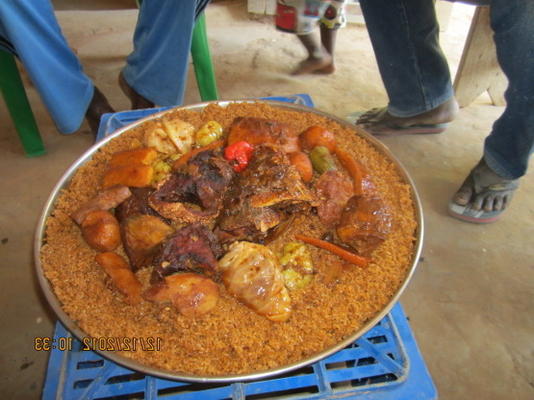 poulet yassa (kip yassa) uit afrika