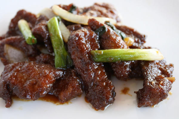 het recept voor Mongools rundvlees van werkelijke pf chang