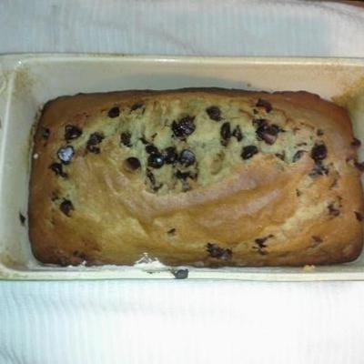 eenvoudig bananenchocoladekoekbrood