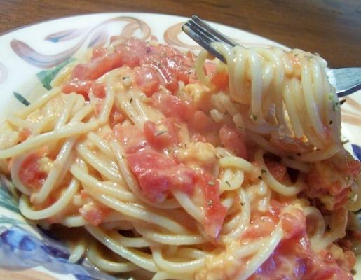 eenvoudige en goedkope spaghetti